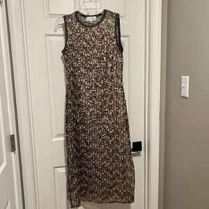 Anthropologie Corey Lynn Calter Sequined Swing Maxi Dress Size XS